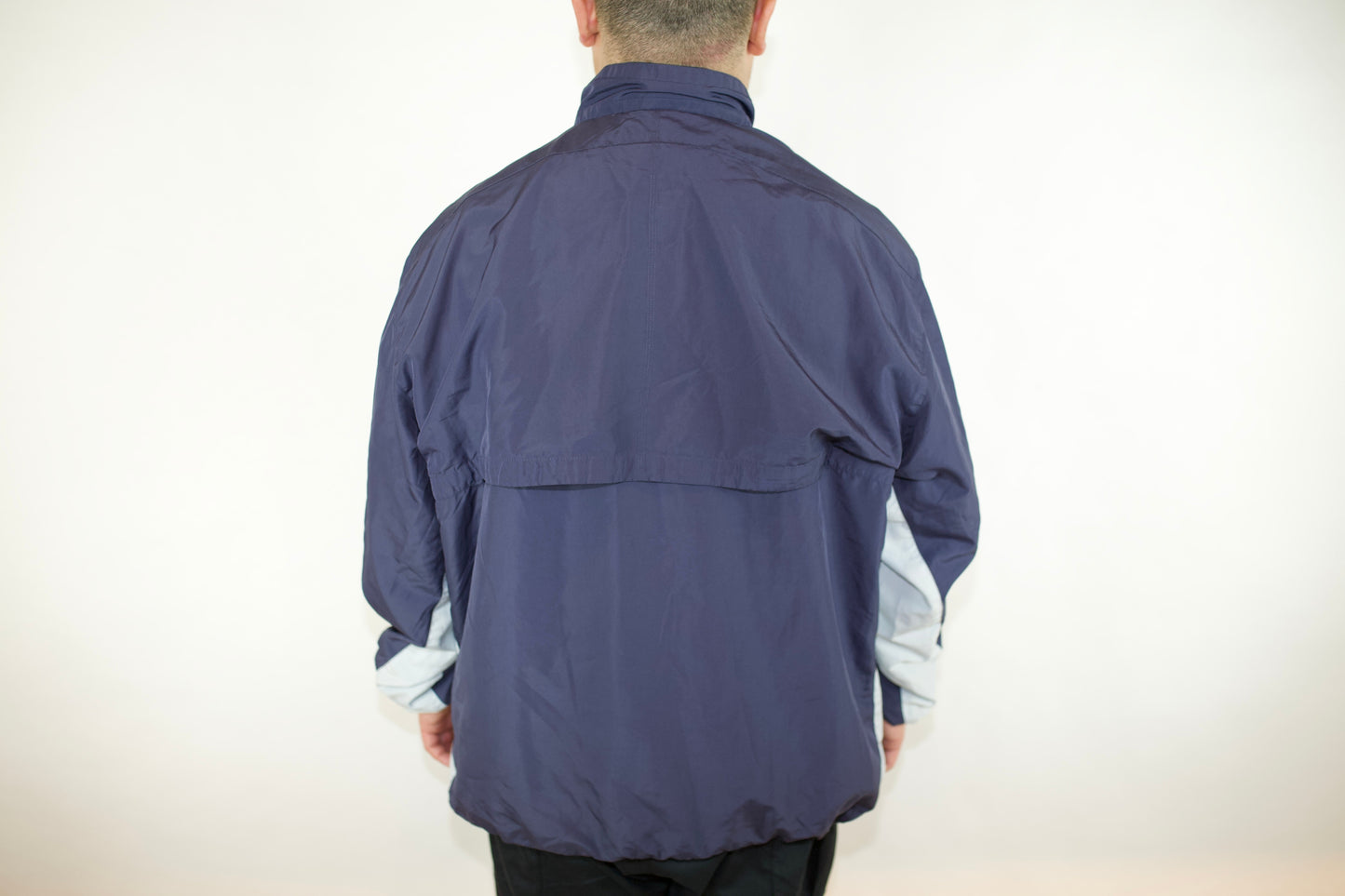 VINTAGE NAVY NIKE COURT TENNIS JACKET (XXL)