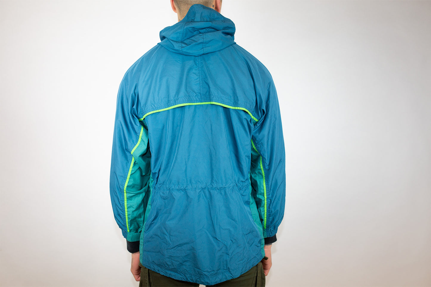 VINTAGE NIKE ACG LUNGS TEAL SPRAY JACKET (M)