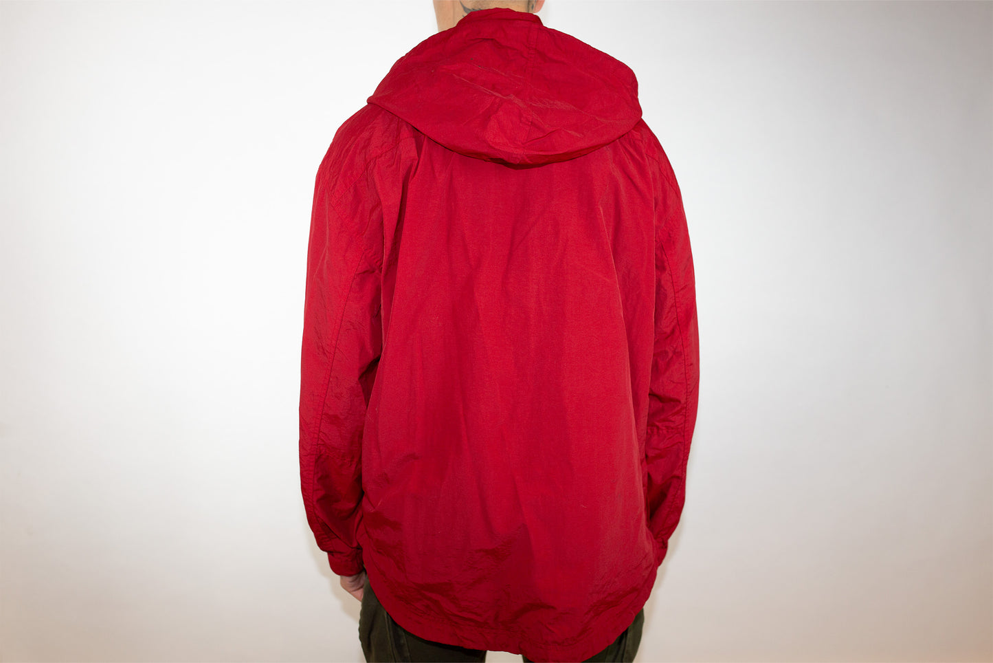 VINTAGE CHAPS RALPH LAUREN RED SPRAY JACKET (XL)