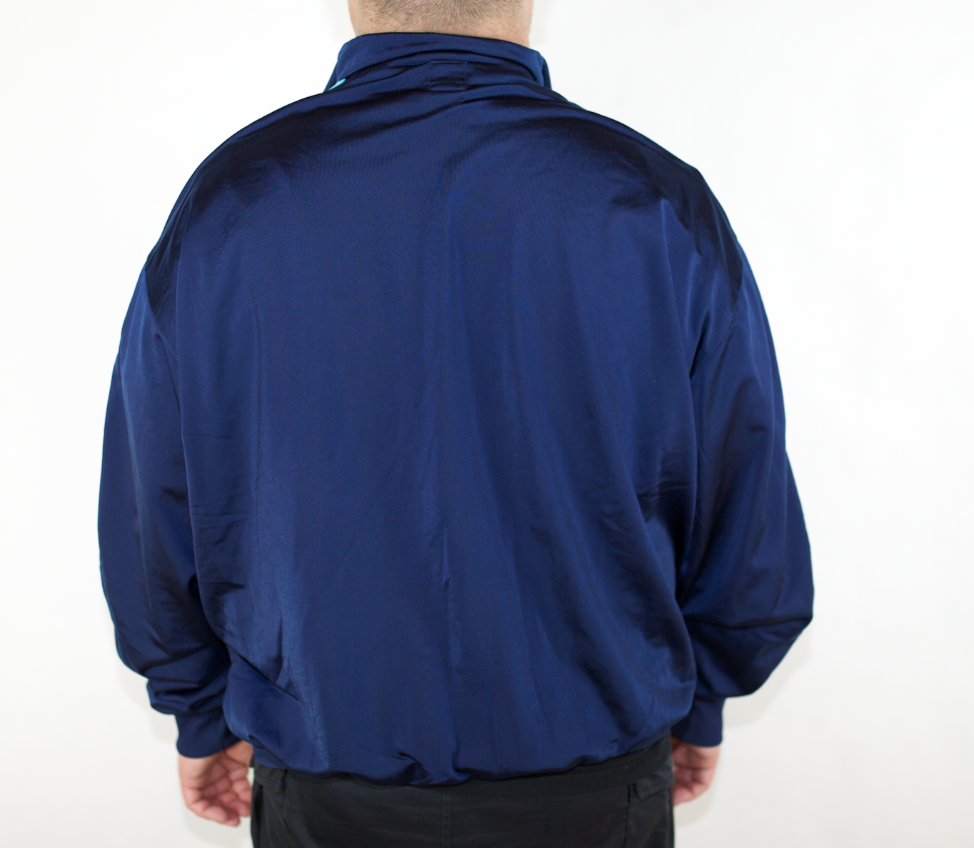 VINTAGE BLUE ADIDAS TREFOIL TRACK JACKET (2XL)