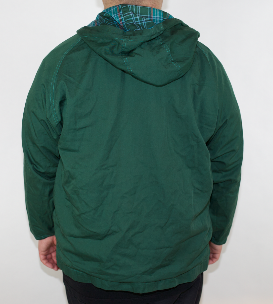EXTREMELY RARE (SAMPLE) VINTAGE GREEN FRED PERRY SPRAY JACKET FITS (L)