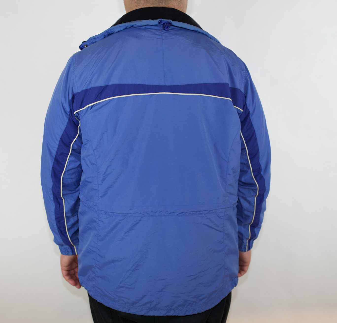 VINTAGE L.L. BEAN NAVY SKI JACKET WOMENS M FITS (L-XL)