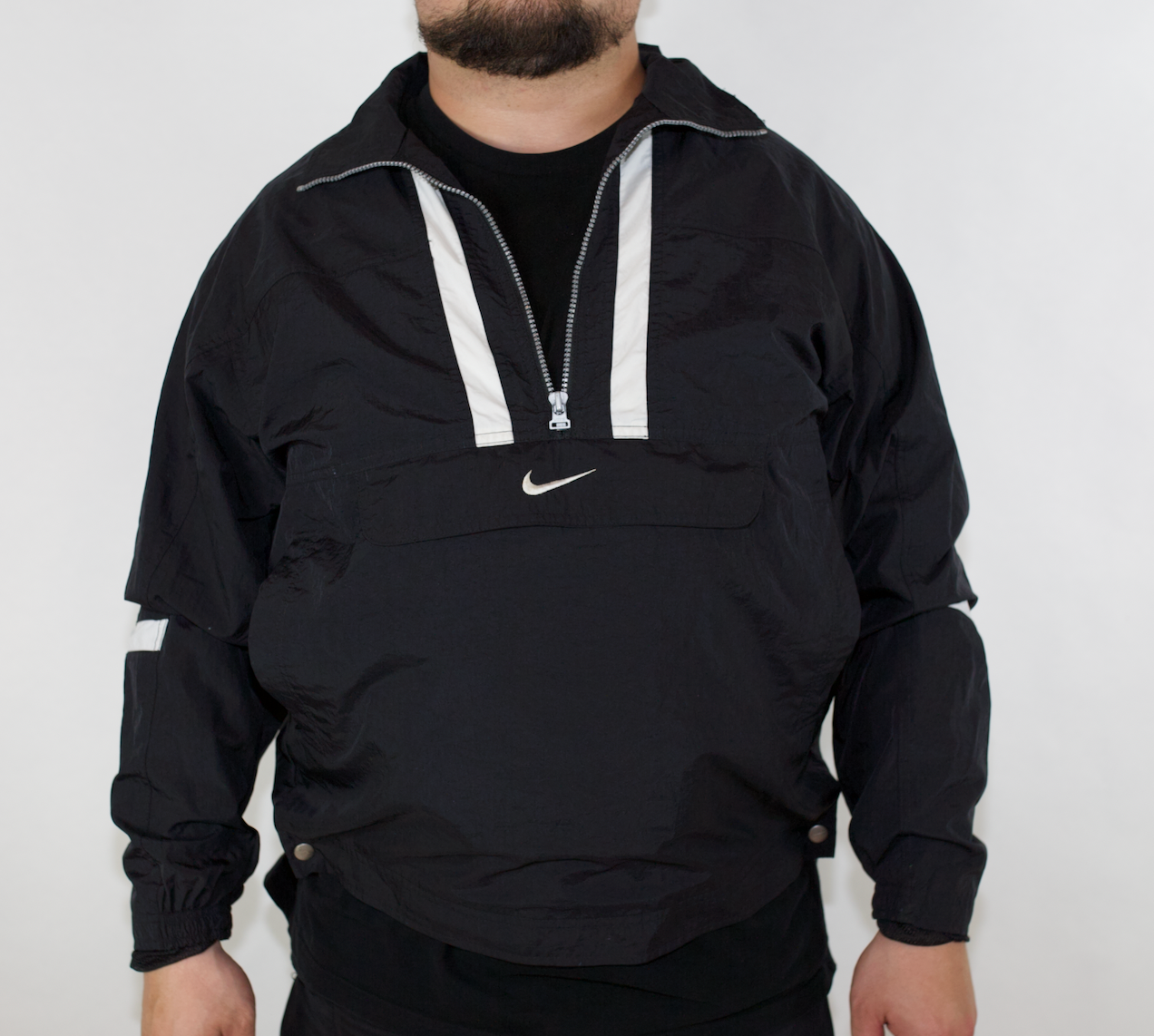 Nike half zip hot sale jacket
