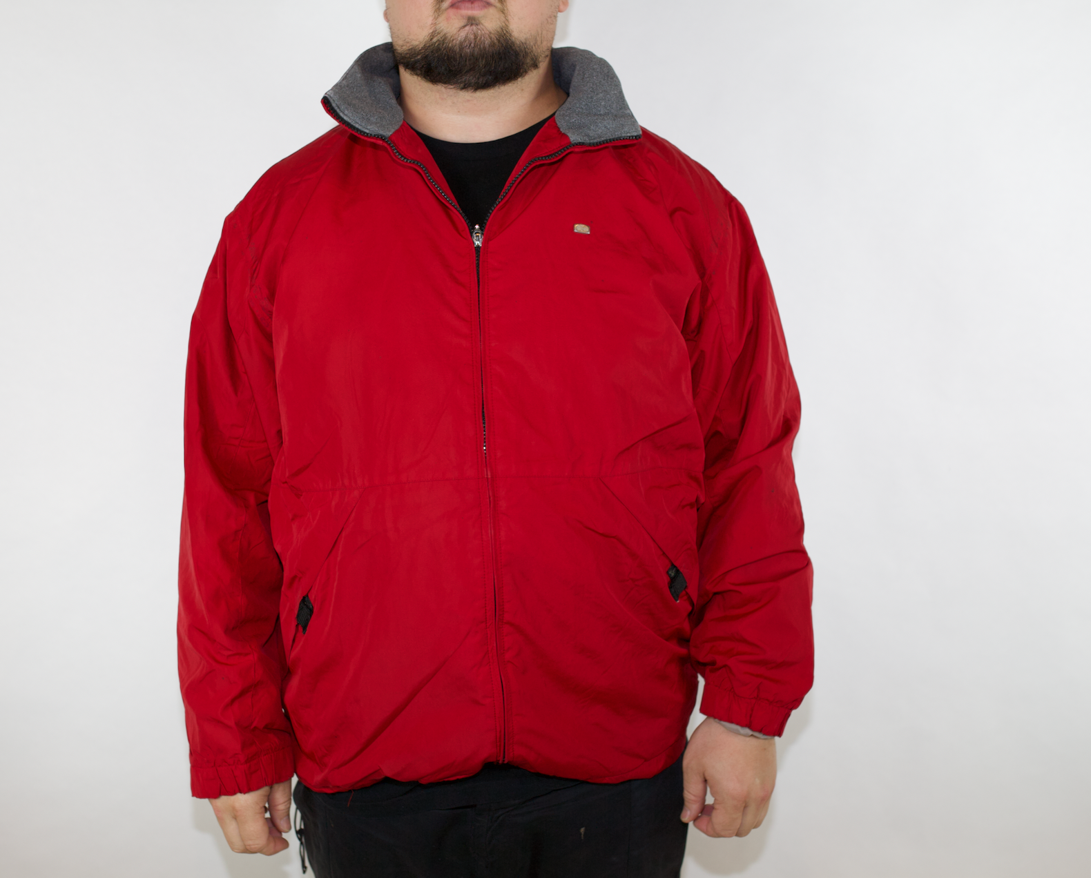 Red 2025 lacoste windbreaker