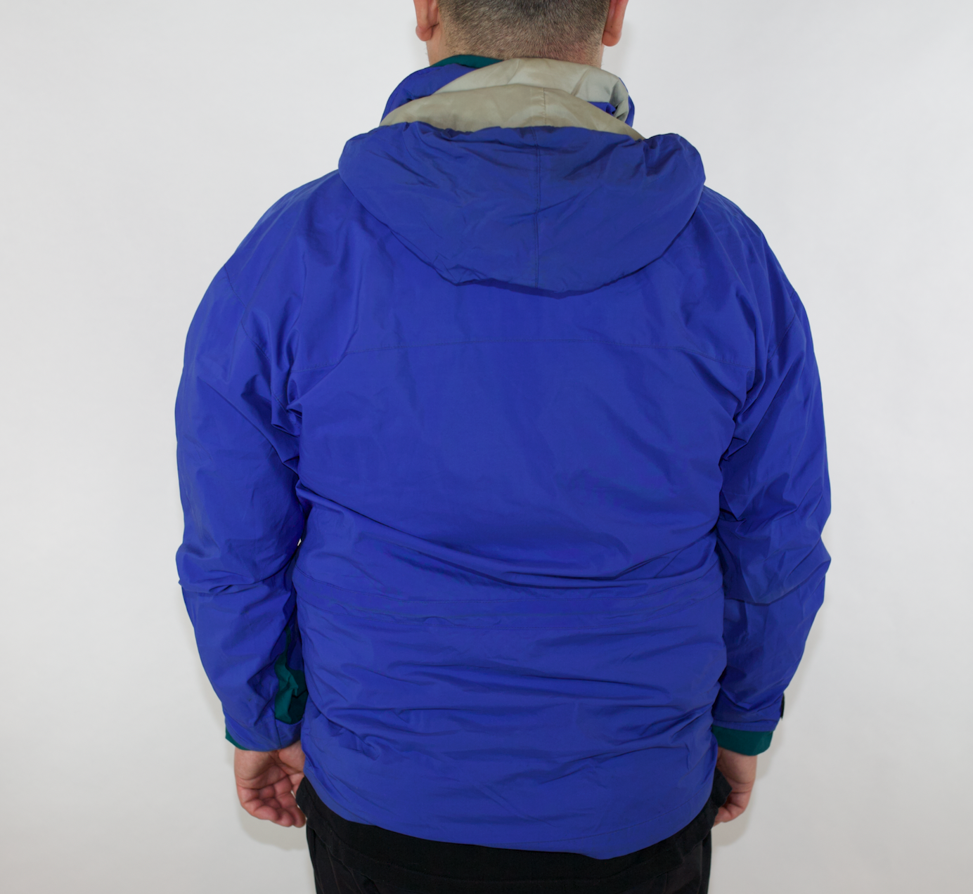 VINTAGE NAVY GREEN L.L BEAN GORETEX NORTH COL OUTERWEAR (L)