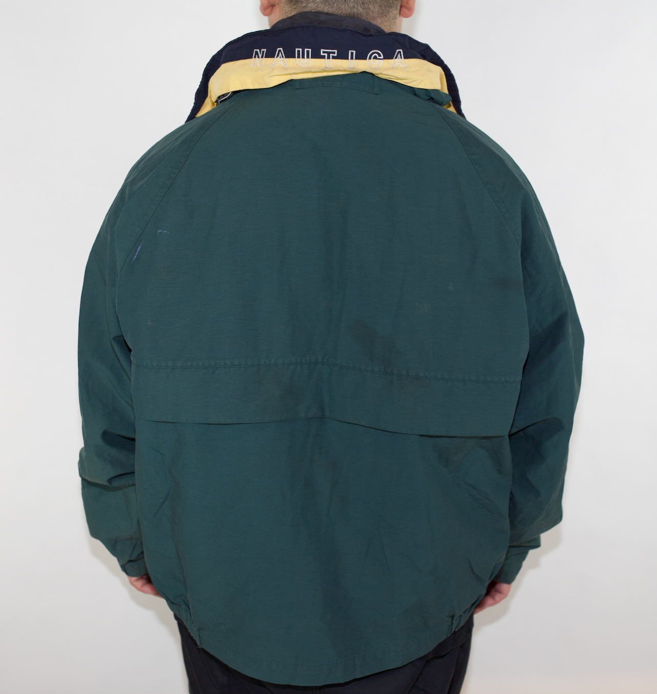 VINTAGE GREEN NAUTICA SPRAY JACKET (XXL FITS L-XL)