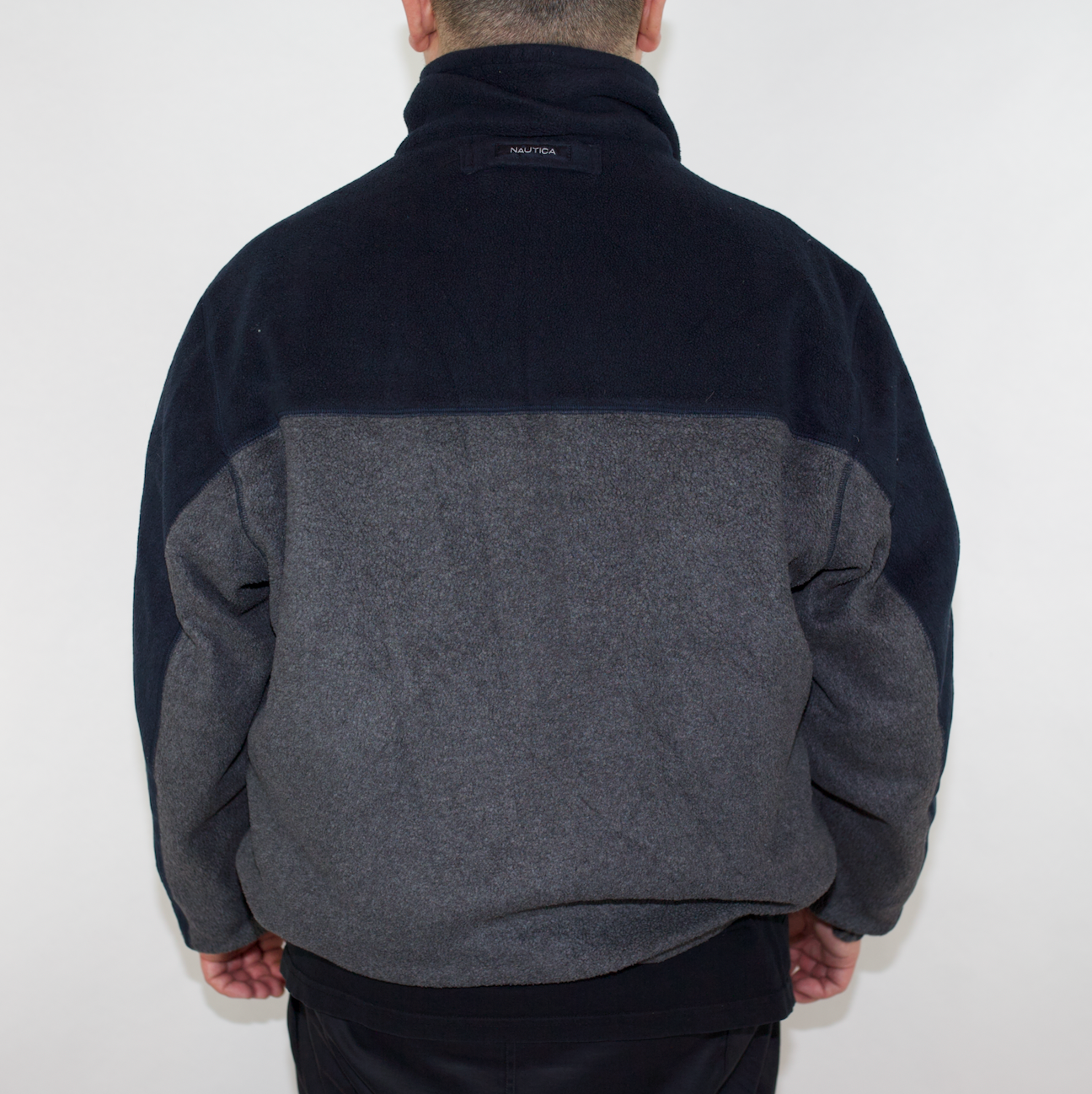 VINTAGE NAUTICA COMPETITION REVERSIBLE NAVY/YELLOW JACKET (LL)