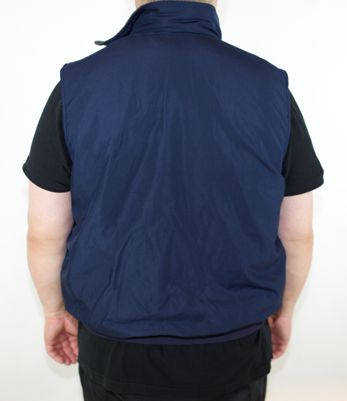 VINTAGE CHAPS NAVY VEST (L)