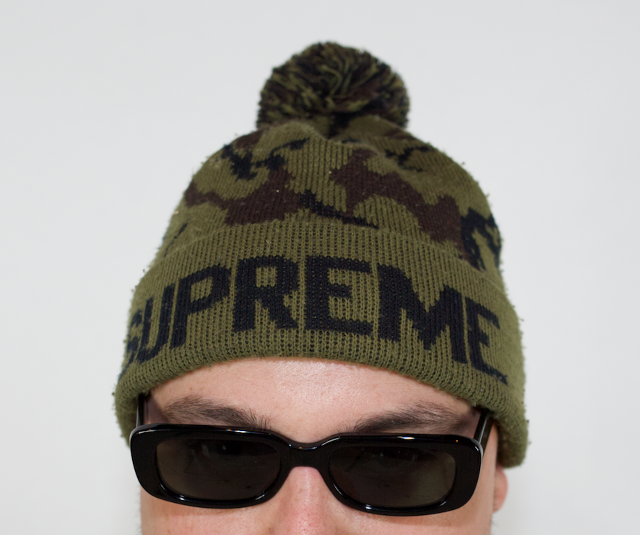 Supreme camo beanie cheap