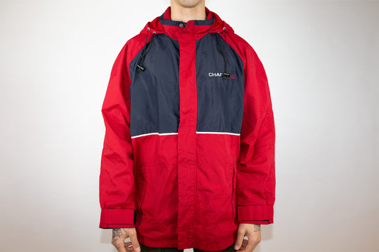VINTAGE CHAPS RALPH LAUREN RED/NAVY JACKET  (XL)