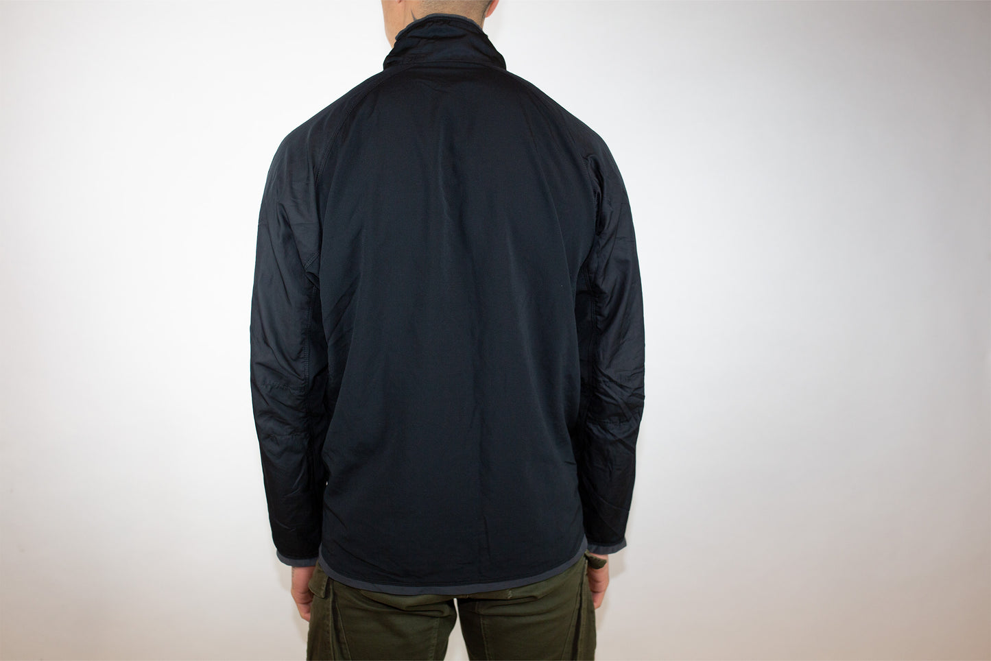 VINTAGE NIKE ACG LUNGS BLACK THIN SPRAY JACKET(XL-FITS L)