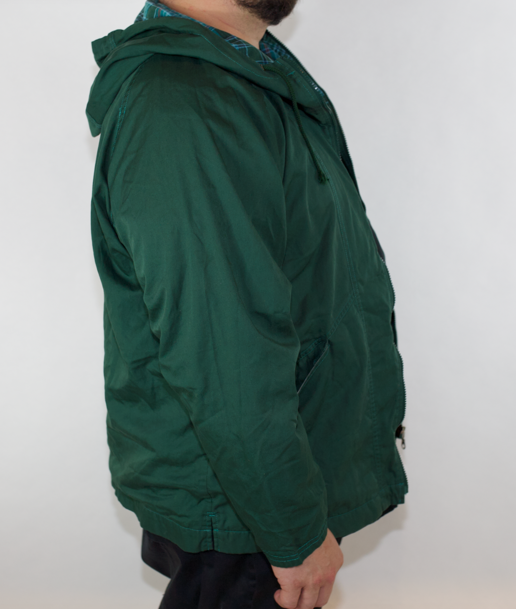 EXTREMELY RARE (SAMPLE) VINTAGE GREEN FRED PERRY SPRAY JACKET FITS (L)