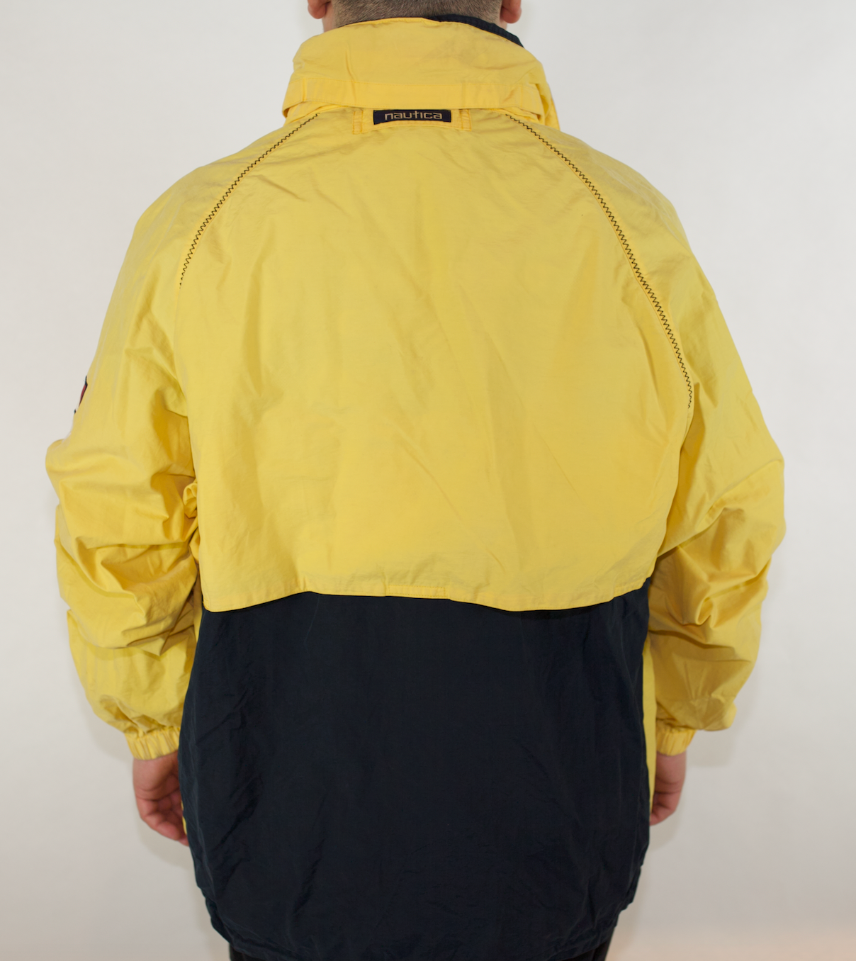 Nautica yellow 2025 rain jacket
