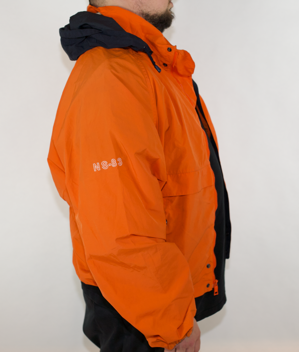 VINTAGE NAUTICA ORANGE SPRAY JACKET XXL