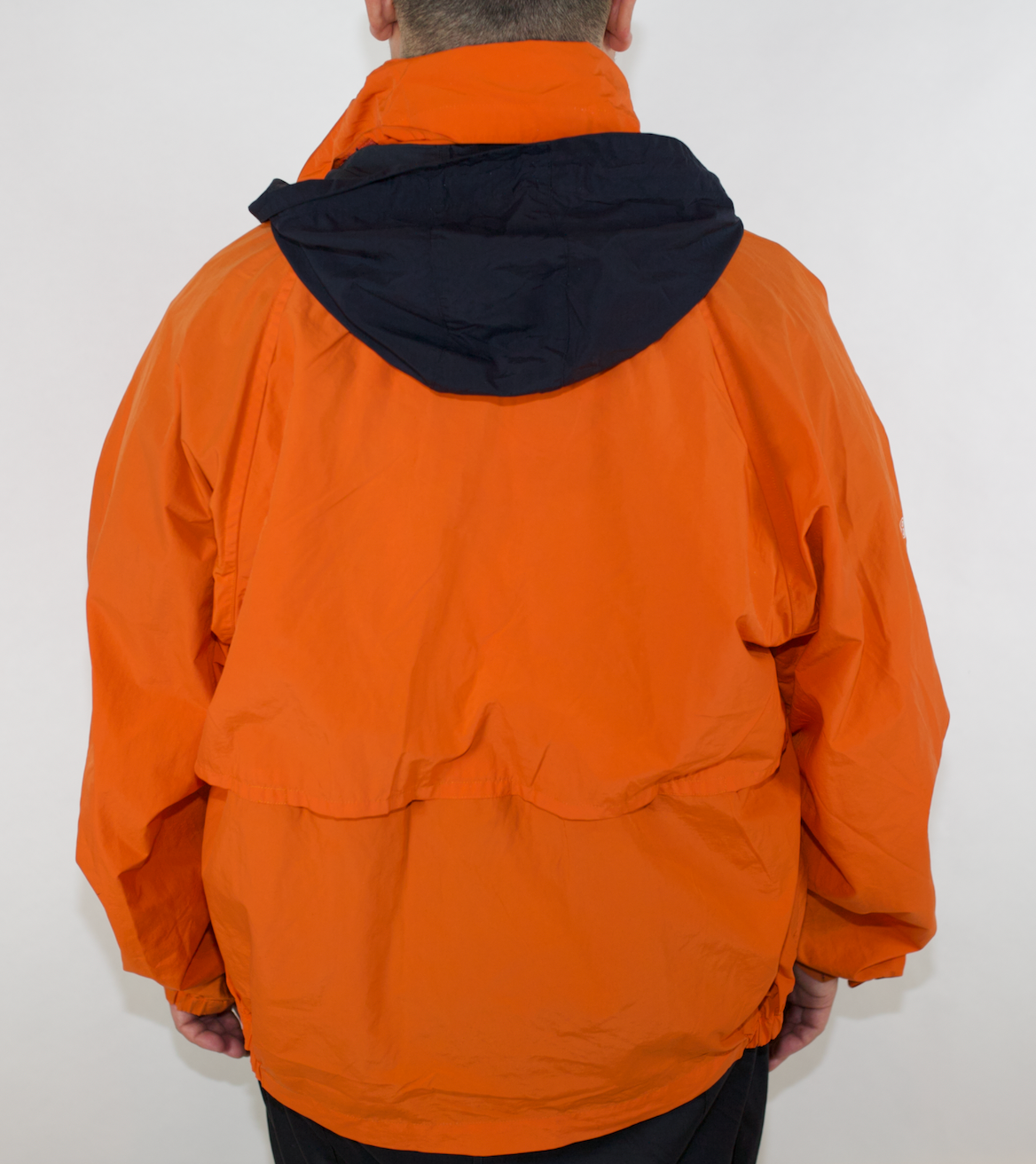 VINTAGE  NAUTICA ORANGE SPRAY JACKET (XXL)